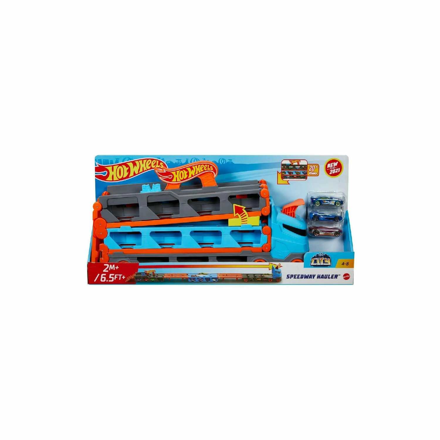 Трек Hot Wheels Сити Грузовик-автотрек (GVG37) фотография 18