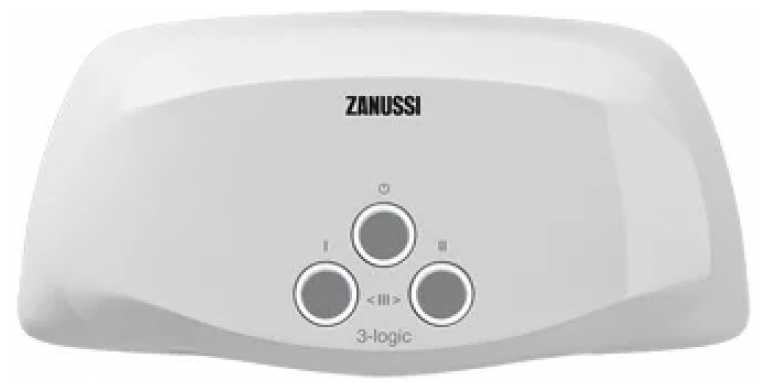 Проточный электрический водонагреватель Zanussi 3-logic 5,5 T, кран фотография 4