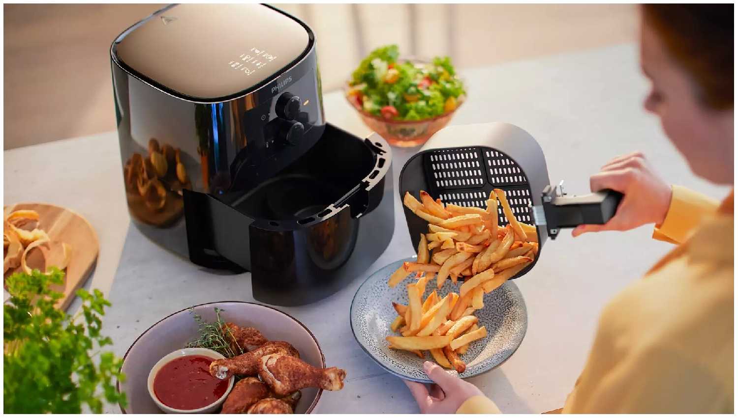 Аэрофритюрница Philips Essential (HD9200/90) фотография 3