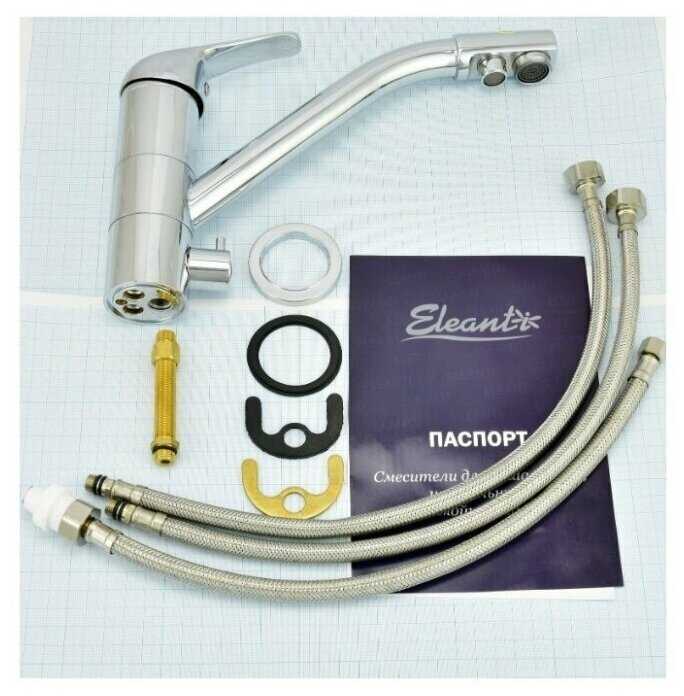 Смеситель для мойки с каналом под фильтрованную воду Eleanti Topaz 0402.858 фотография 4