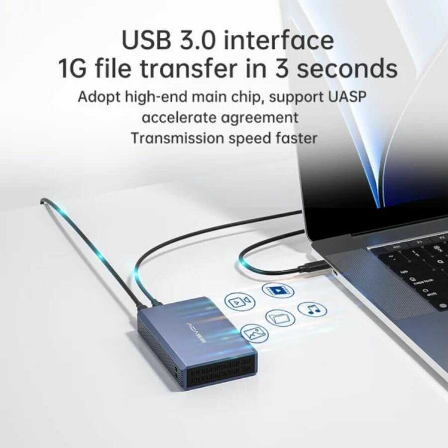 Корпус для SSD накопителя ACASIS TBU405pro (40 Гбит/с) фотография 11