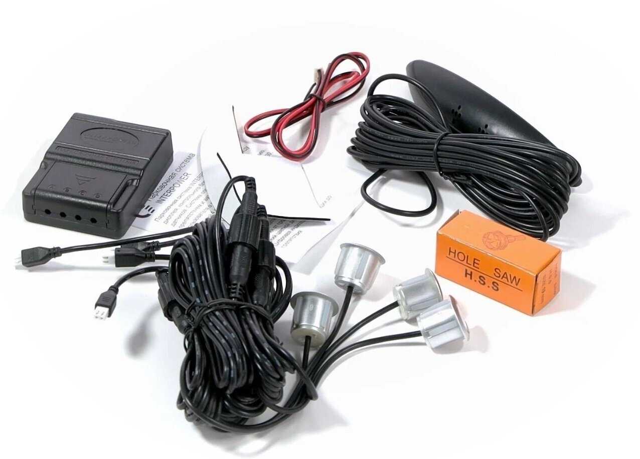 Парктроник SILVERSTONE F1 Interpower IP-416 (4 датчика 19мм) фотография 16