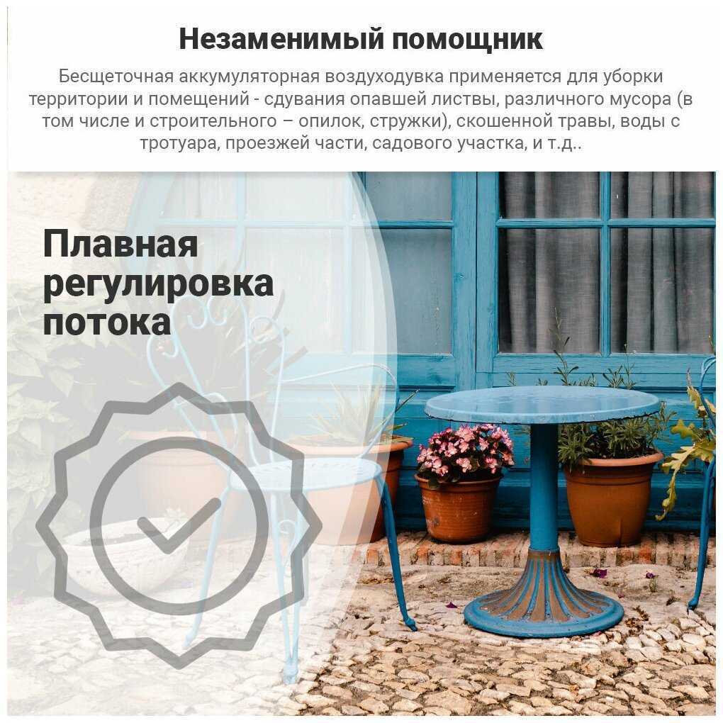 Воздуходувка ИНТЕРСКОЛ ВА-250/36В (699.1.0.70) фотография 5