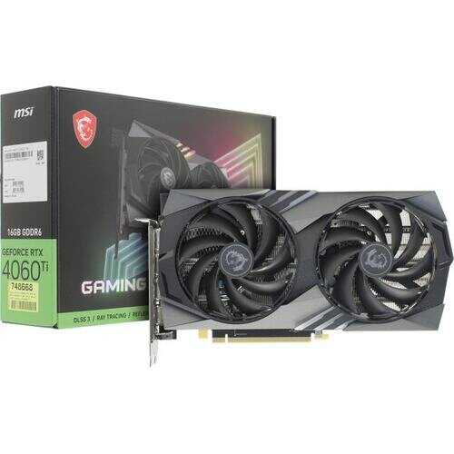 Видеокарта MSI GeForce RTX 4060 Ti GAMING X 16G (RTL) фотография 16