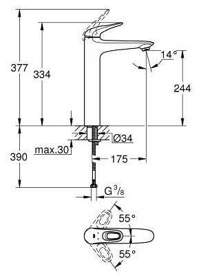 Смеситель Grohe 23570LS3 фотография 1