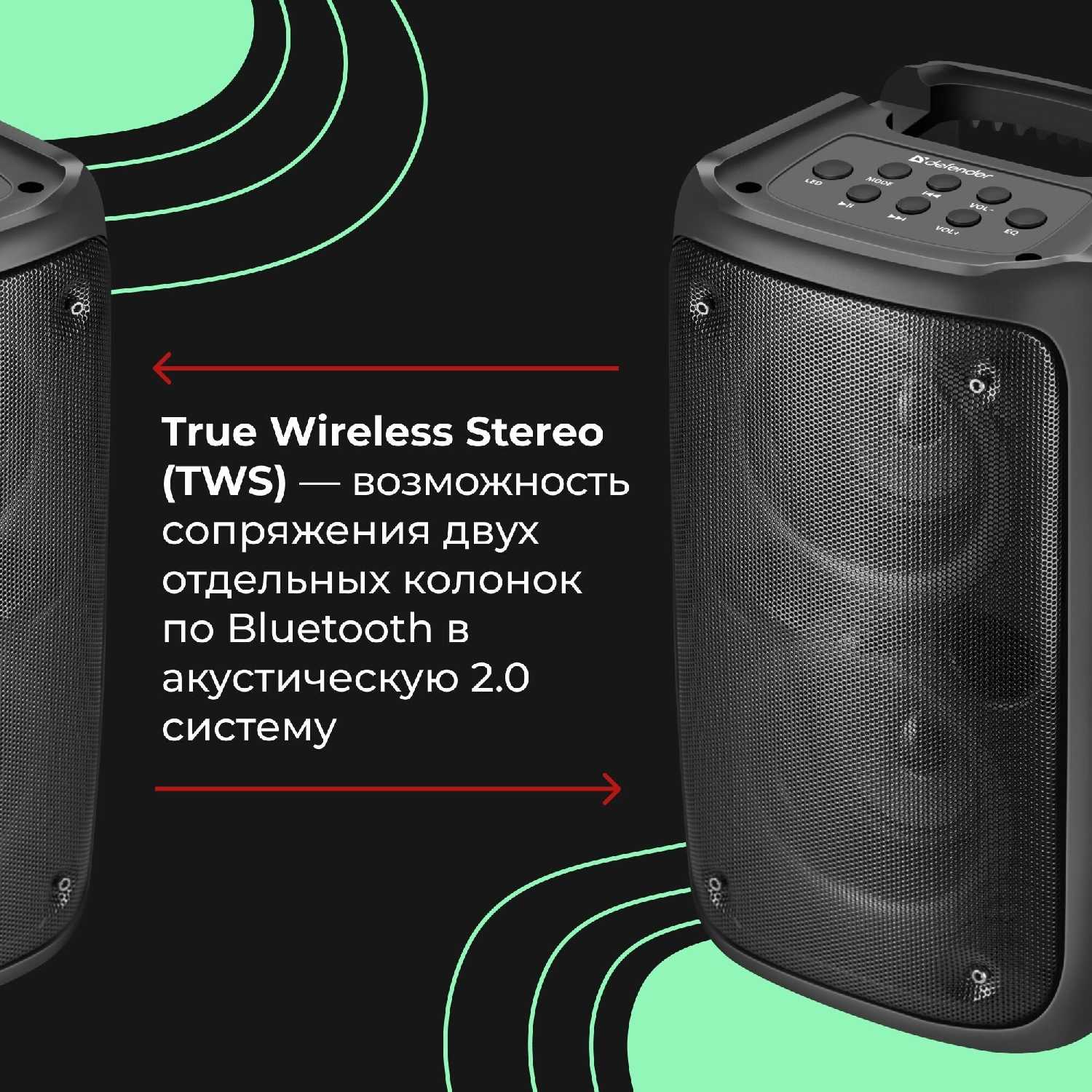 Портативная колонка Defender Boomer 20 фотография 2