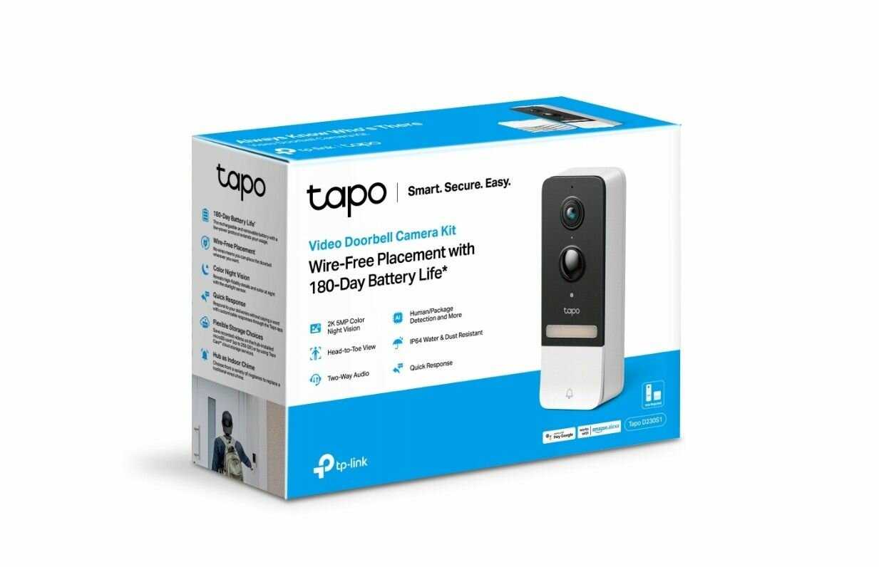 Смарт-видео-домофон TP-Link Tapo D230S1 фотография 2