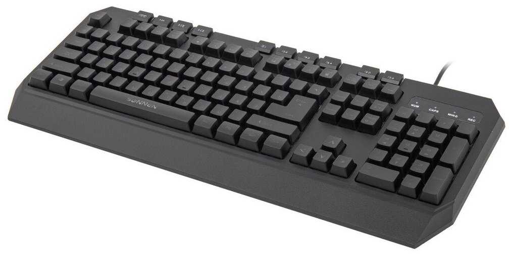 Клавиатура проводная игровая SONNEN KB-7700, USB, 104 клавиши + 10 программируемых клавиш, RGB, черная, 513512, 513512 фотография 18