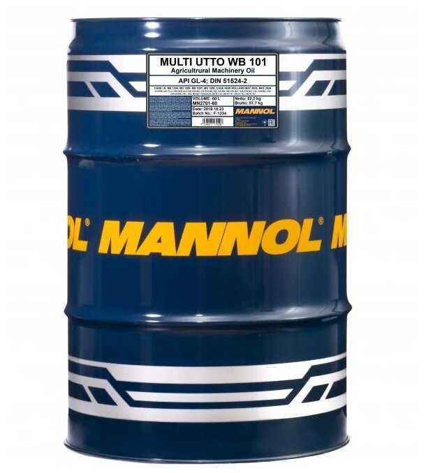 Масло трансмиссионное Mannol Multi UTTO WB 101 фотография 4
