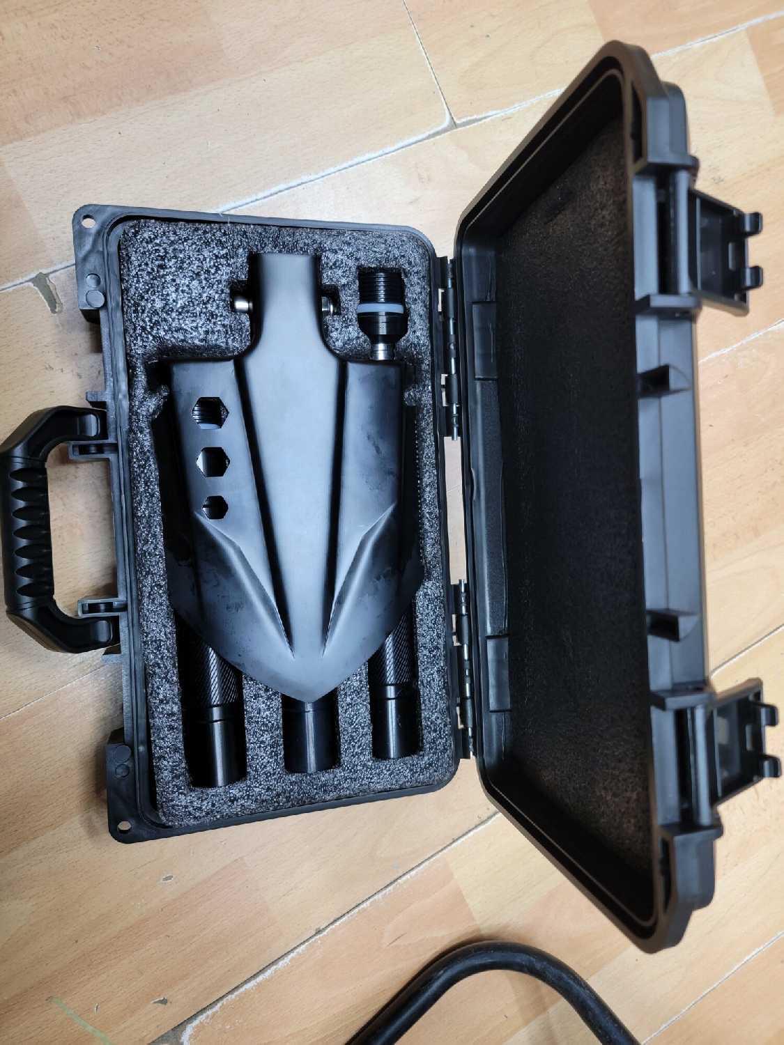 Многофункциональная лопата, нож складной и набор инструментов в кейсе туристический универсальный фотография 2