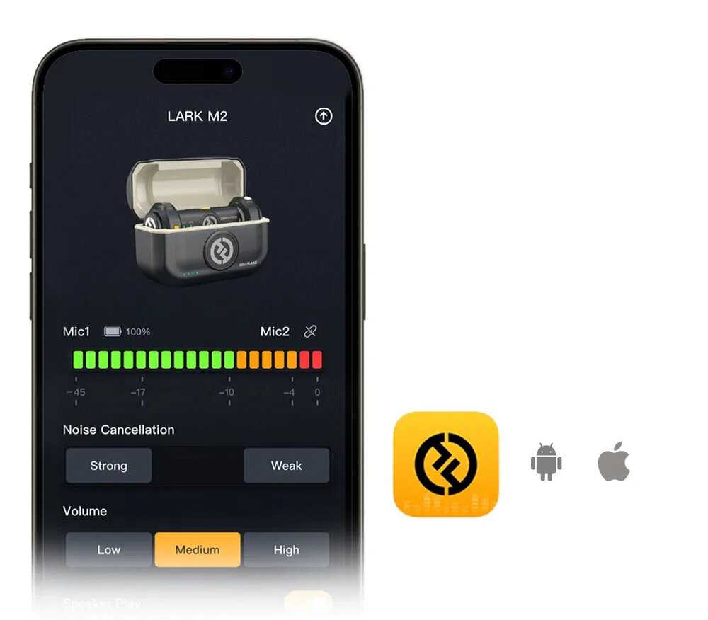 Камера Hollyland Lark M2 DUO (2 передатчика) фотография 16