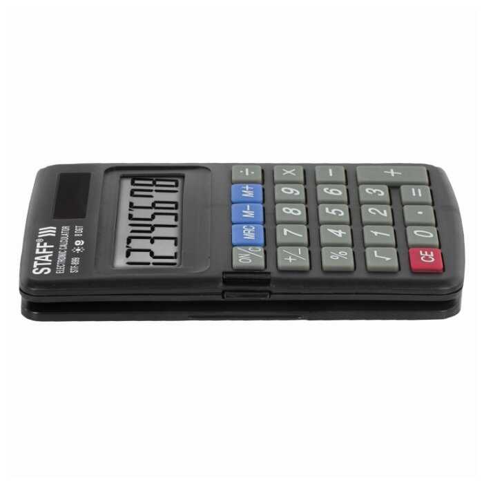 Калькулятор карманный STAFF STF-899 фотография 7