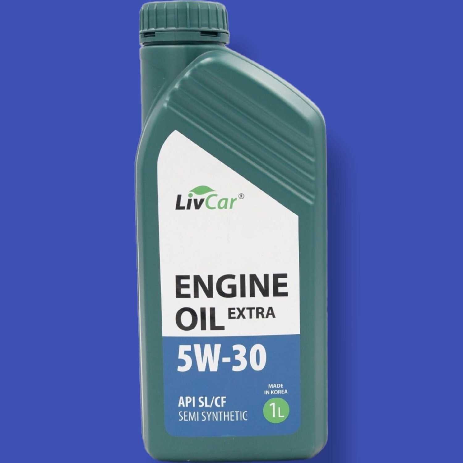 Моторное масло Livcar Engine Oil Extra 5W-30 (API SL/CF)