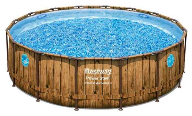 Бассейн Bestway Power Steel Swim Vista Set (56725) фотография 14