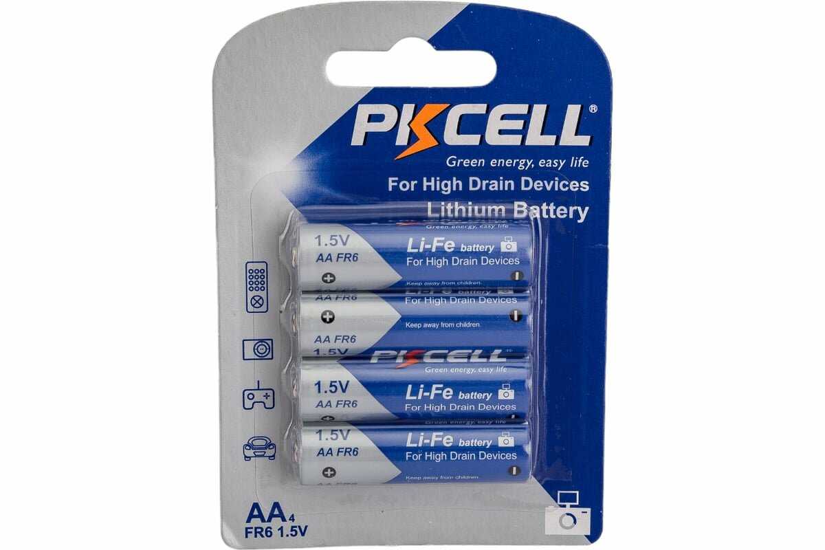 Батарейка Pkcell AA (AA-4B) фотография 4