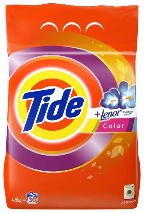 Стиральный порошок Tide Lenor Touch of Scent Color (автомат) фотография 7