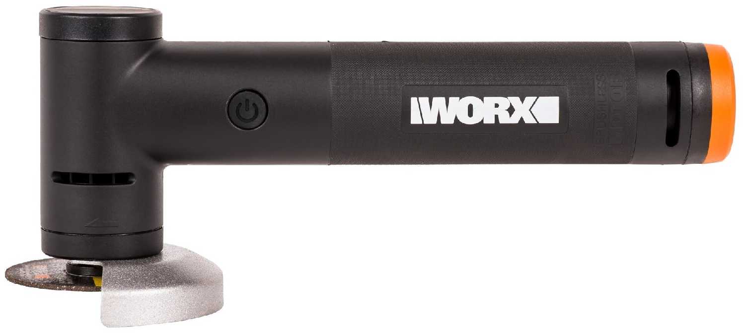 Мини-углошлифовальная машинка аккумуляторная WORX WX741.9 20В, без АКБ и ЗУ фотография 11
