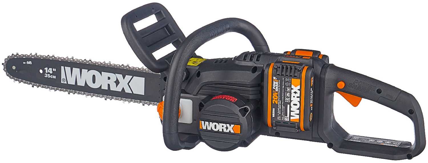 Пила аккумуляторная Worx WG384E 2.0Ач х2 фотография 2