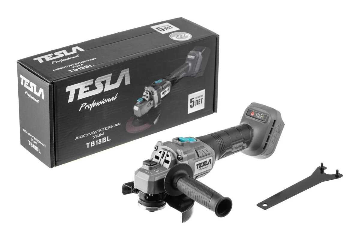 Машина шлифовальная угловая Tesla TB18BL (TO 18В LiION 125mm 7500об/мин) фотография 8