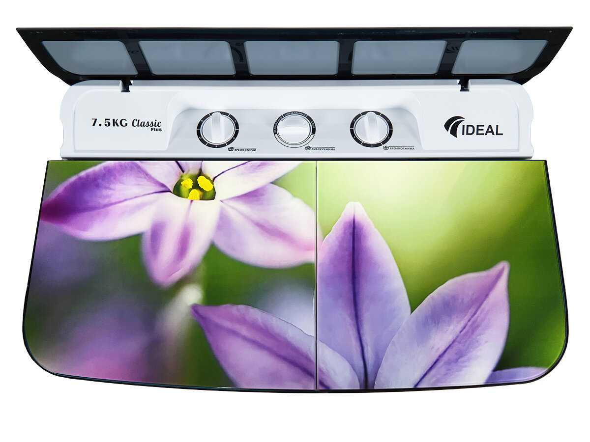Стиральная машина IDEAL IDEAL ID-75 (B) с отжимом 1300 об/м, слив-автомат, активаторная фотография 2