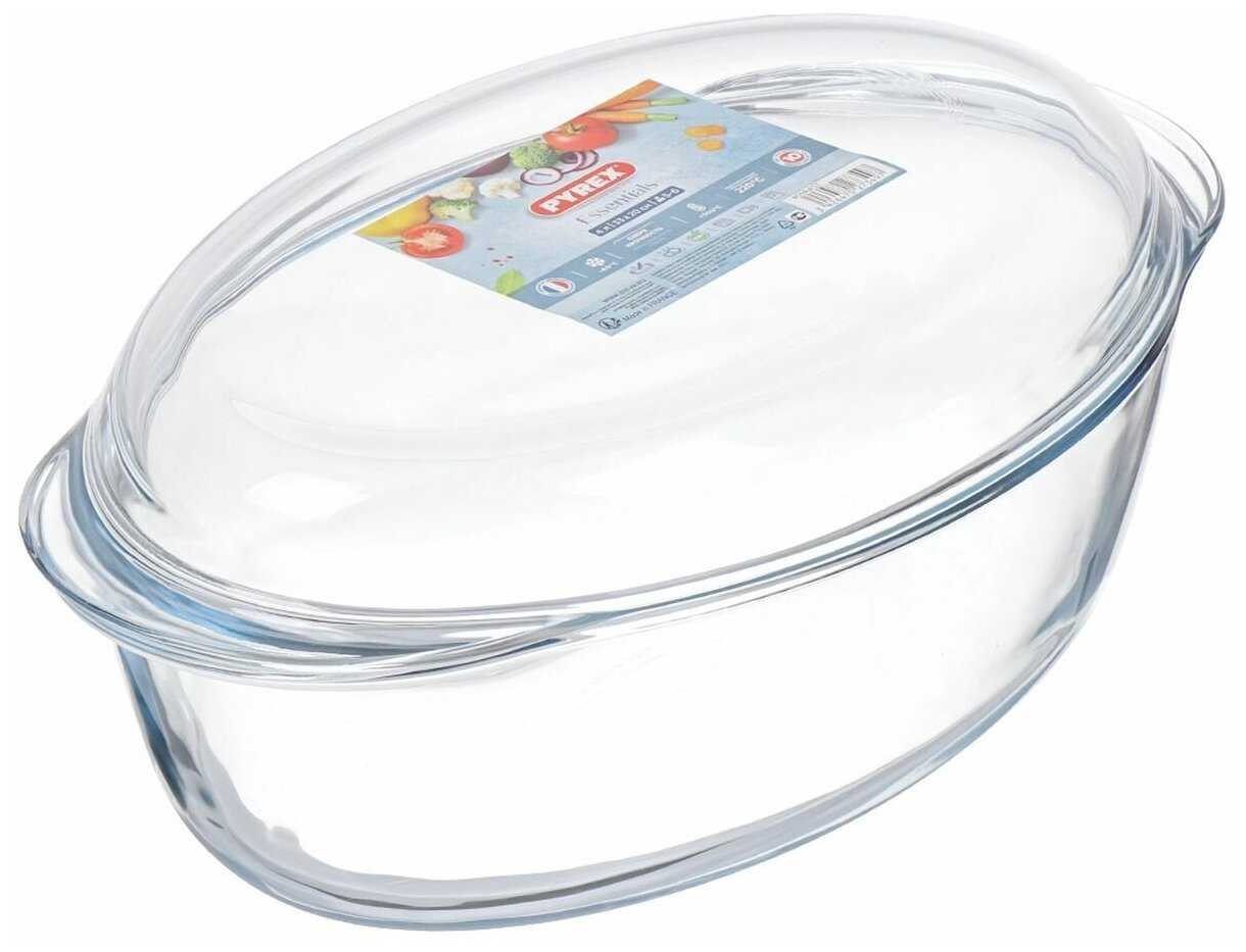 Кастрюля Pyrex Essentials овальная фотография 4