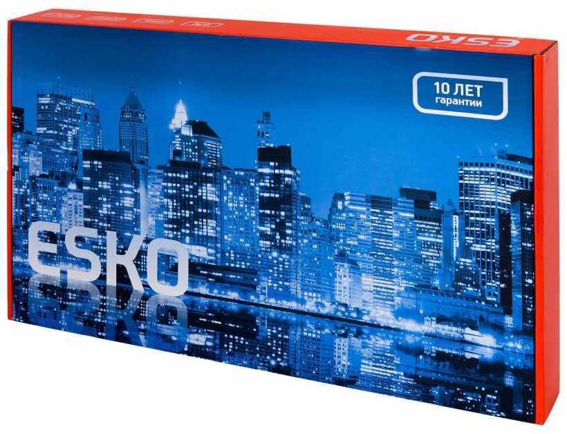 Смеситель для кухни Esko с переключением на фильтр 43 см, цвет матовая сталь фотография 5