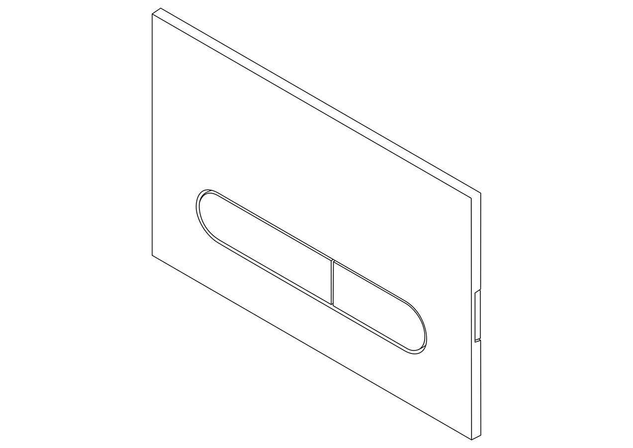 Клавиша смыва BelBagno PROSPERO (BB007-PR-NERO) фотография 4