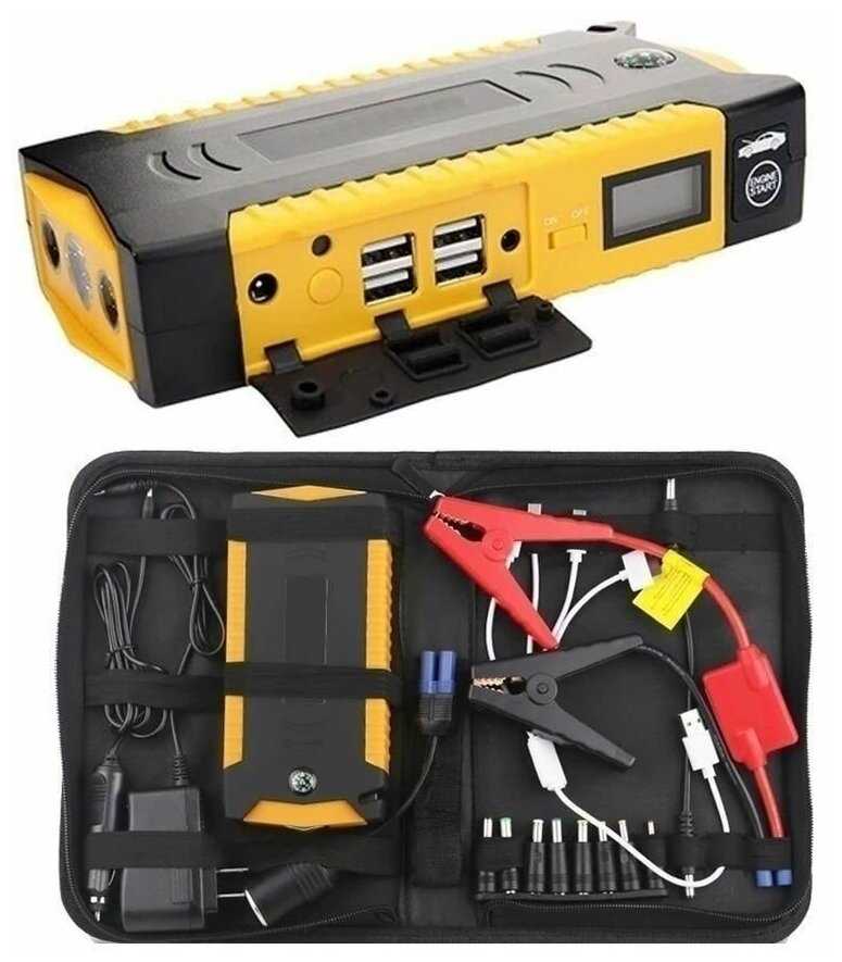 Пусковое устройство для автомобиля зарядное Jump Starter (38000 мА/ч) фотография 11