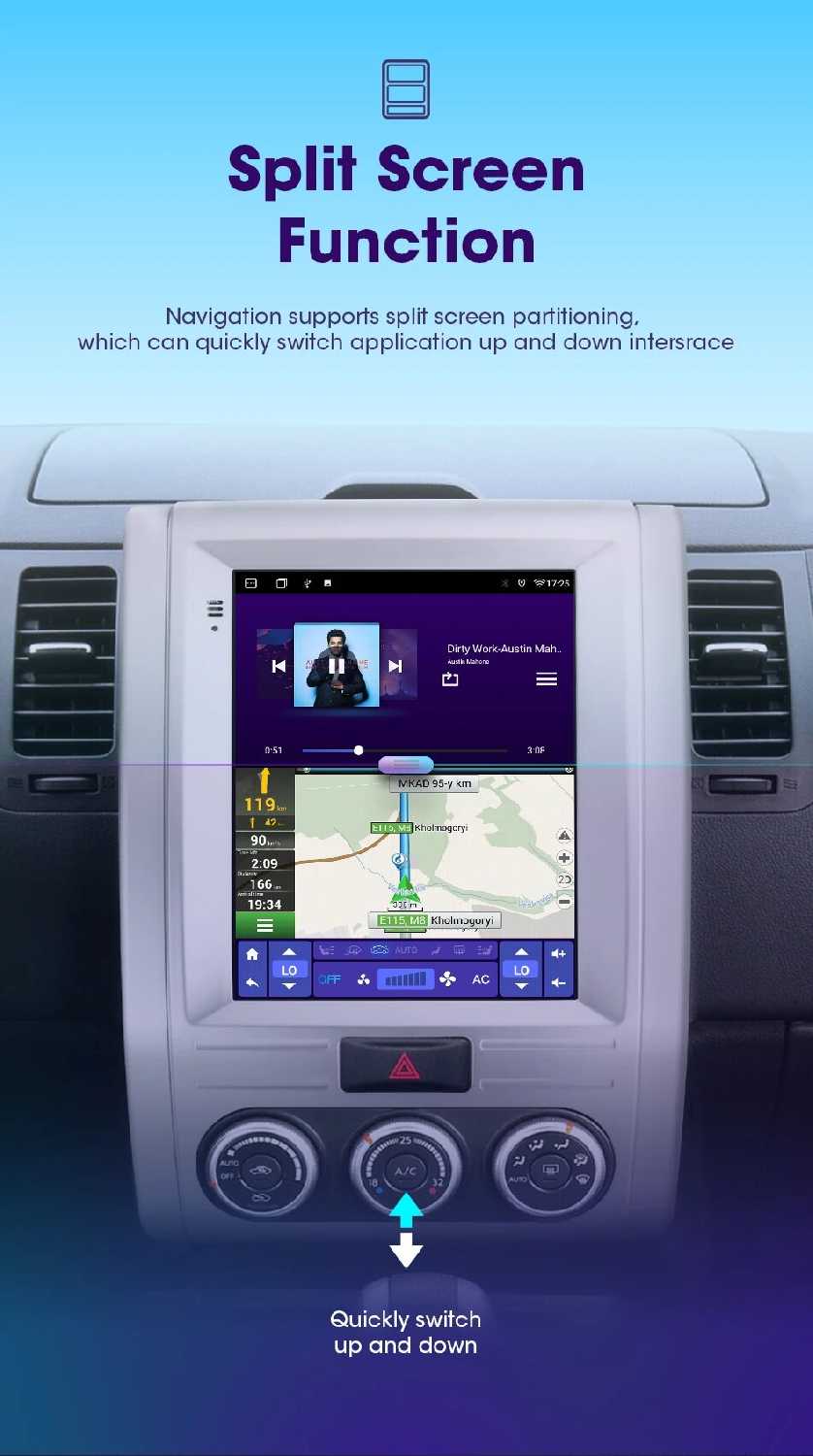 Автомобильная магнитола Srnubi 9,7