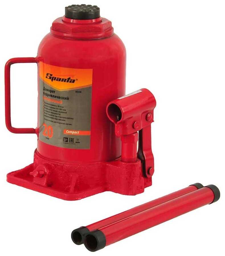 Домкрат бутылочный гидравлический Sparta Compact (50338) фотография 2