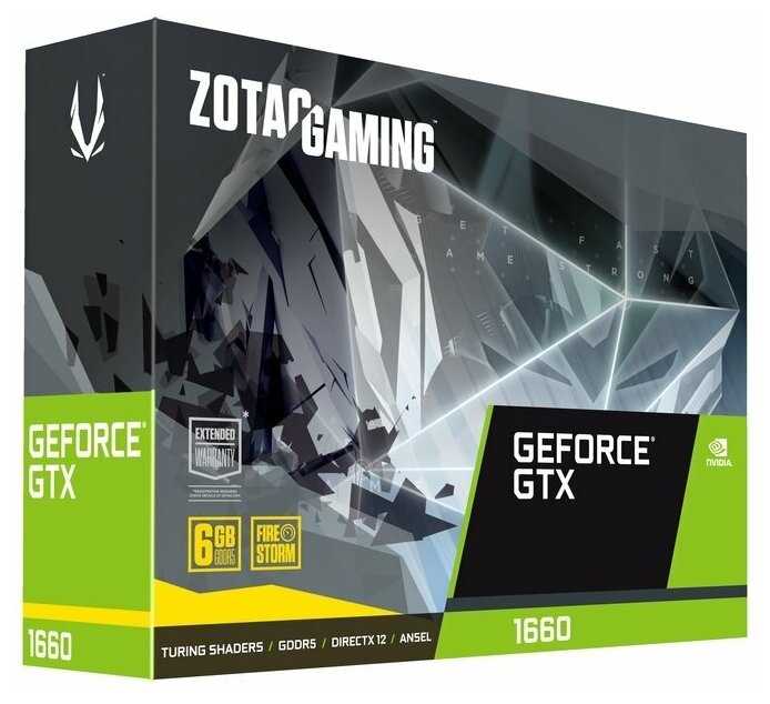 Видеокарта ZOTAC GAMING GeForce GTX 1660 Twin Fan (ZT-T16600K-10M) фотография 5