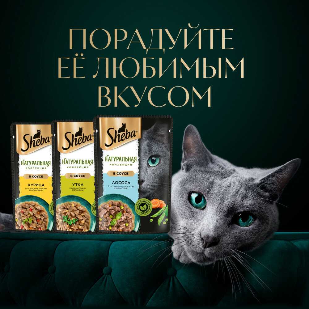 Корм для кошек Sheba Nature's Collection с лососем и горохом фотография 13