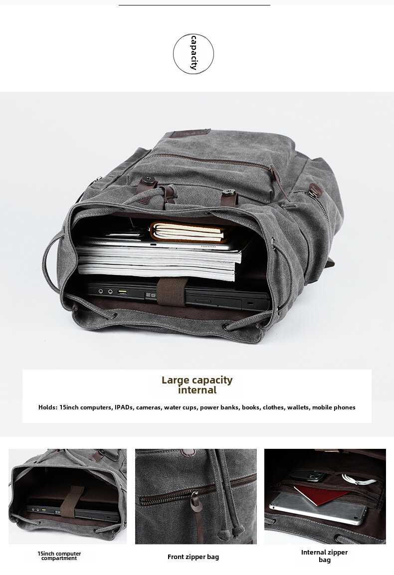 Рюкзак холщовый фотография 10