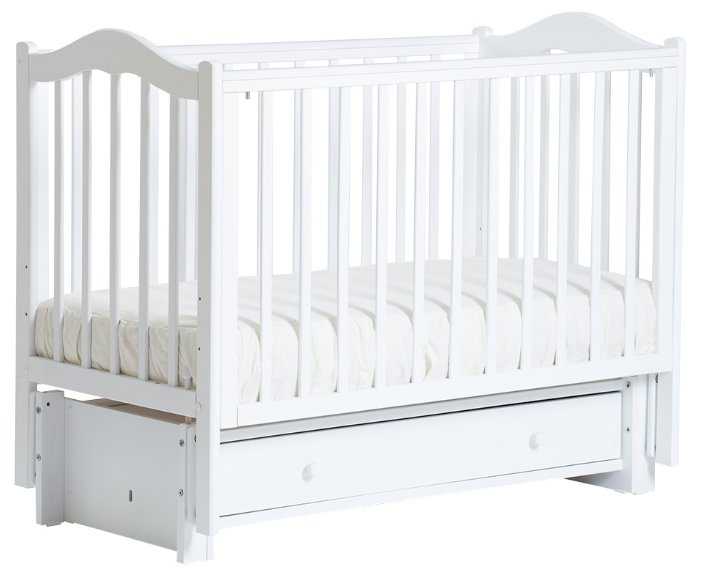 Кроватка ЛЕЛЬ (Кубаньлесстрой) Кубаночка-1 БИ 37.3, классическая, продольный маятник