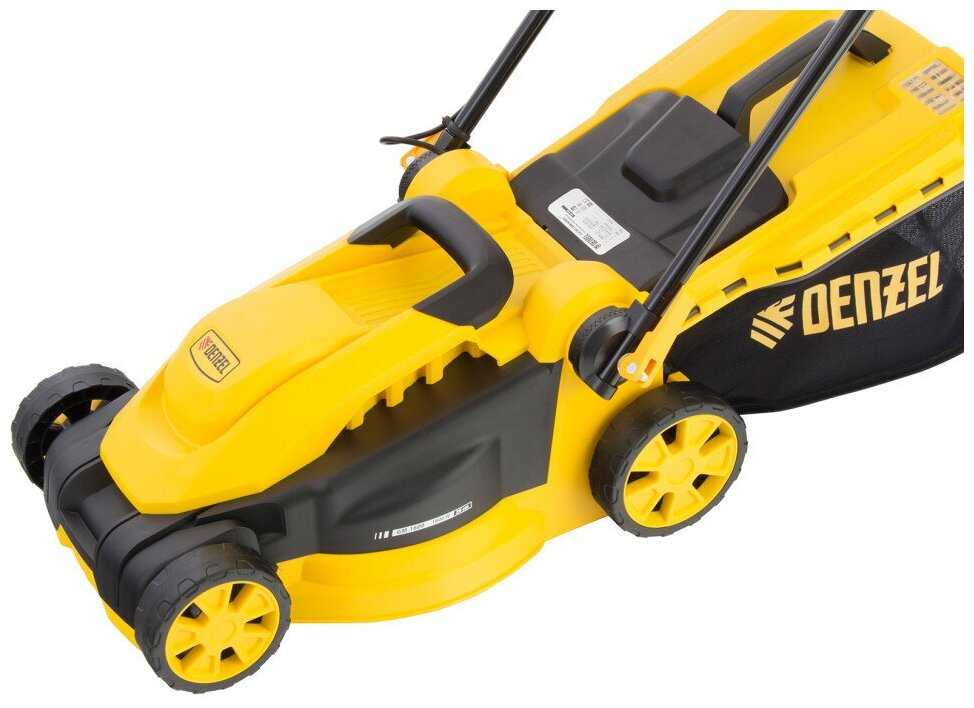 Электрическая газонокосилка Denzel GM-1600 (96616) фотография 5