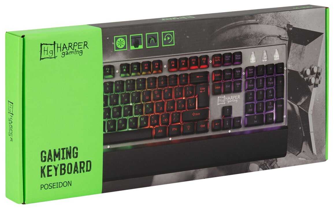 Клавиатура Игровая Harper Gaming Poseidon (GKB-30) фотография 8
