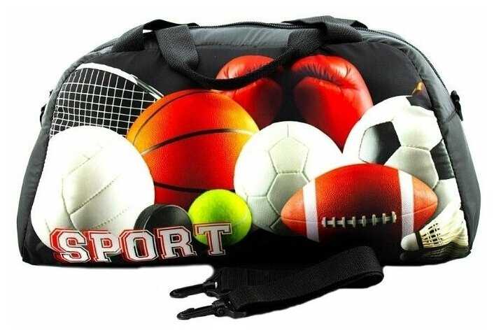 Сумка спортивная Сумка дорожная BITEX 24-940 нейлон сублимация мячи