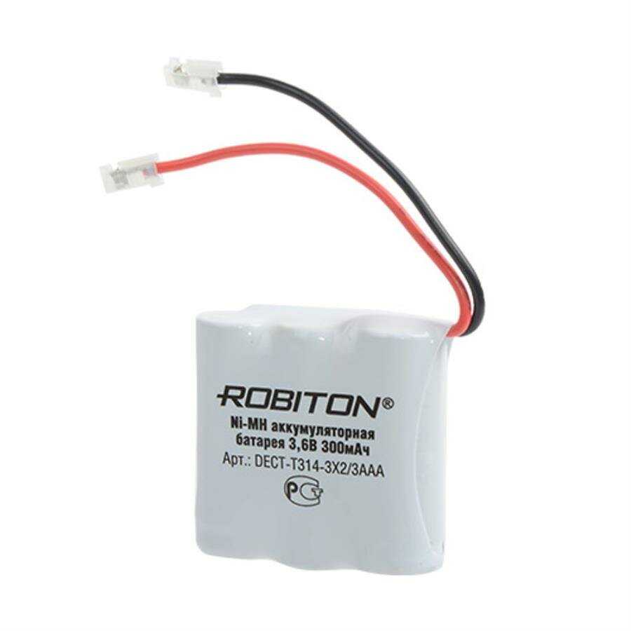 Ni-MH аккумуляторная батарея ROBITON DECT-T314-3X2/3AAA [3,6V 300мАч] фотография 9