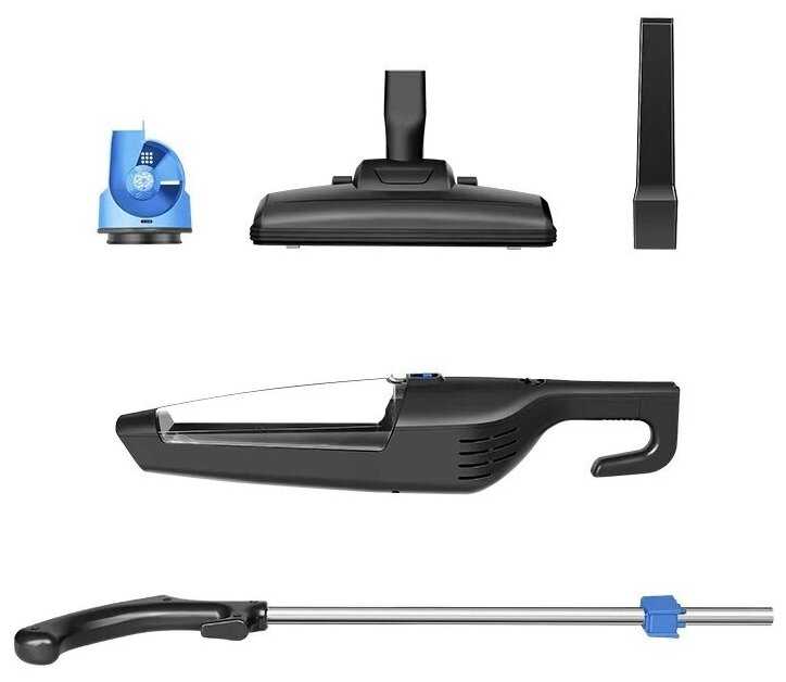 Пылесос Midea \ Вертикальный пылесос Midea \ Пылесос 2 в 1 Midea \ чёрный фотография 1