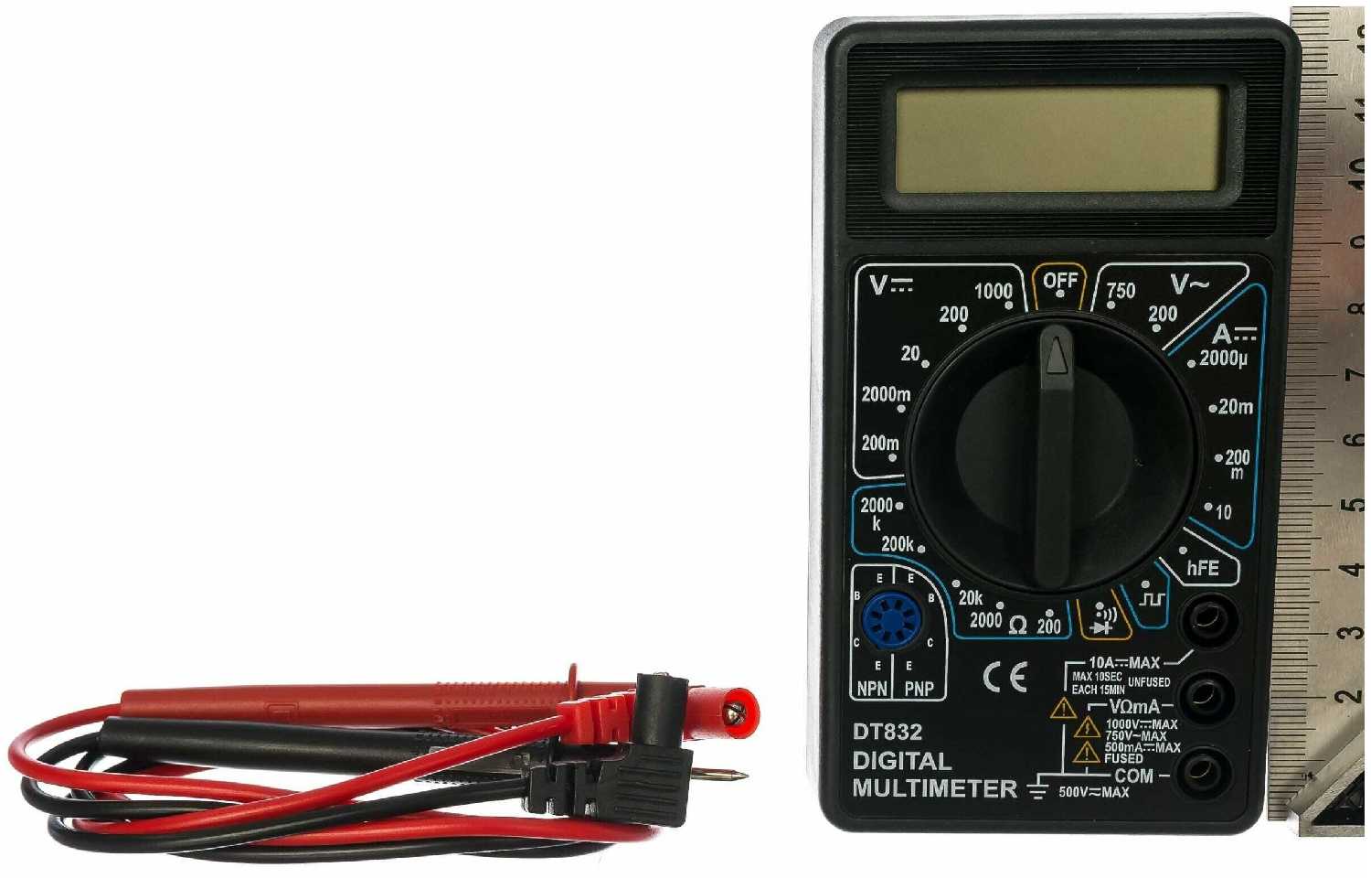 Мультиметр цифровой TEK DT 832 фотография 6