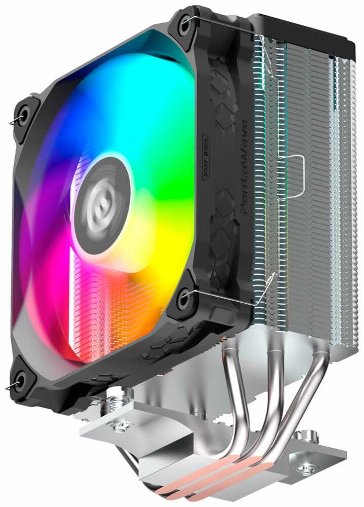 Кулер PentaWave PC-Z03E [205W/120mm/600-1750rpm/ARGB/3 теп. трубки, S115х/1200/1700/AMx] фотография 7