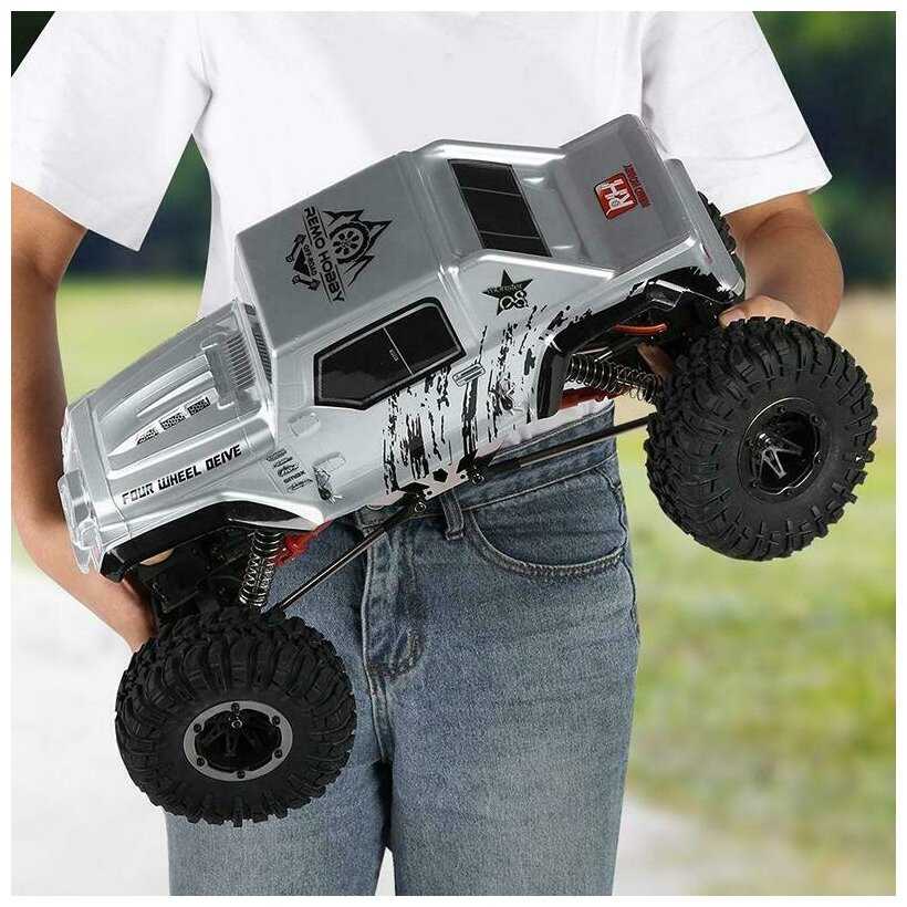 Радиоуправляемый краулер Remo Hobby Jeeps 4WD RTR масштаб 1:10 2.4G - RH1072-SJ фотография 8