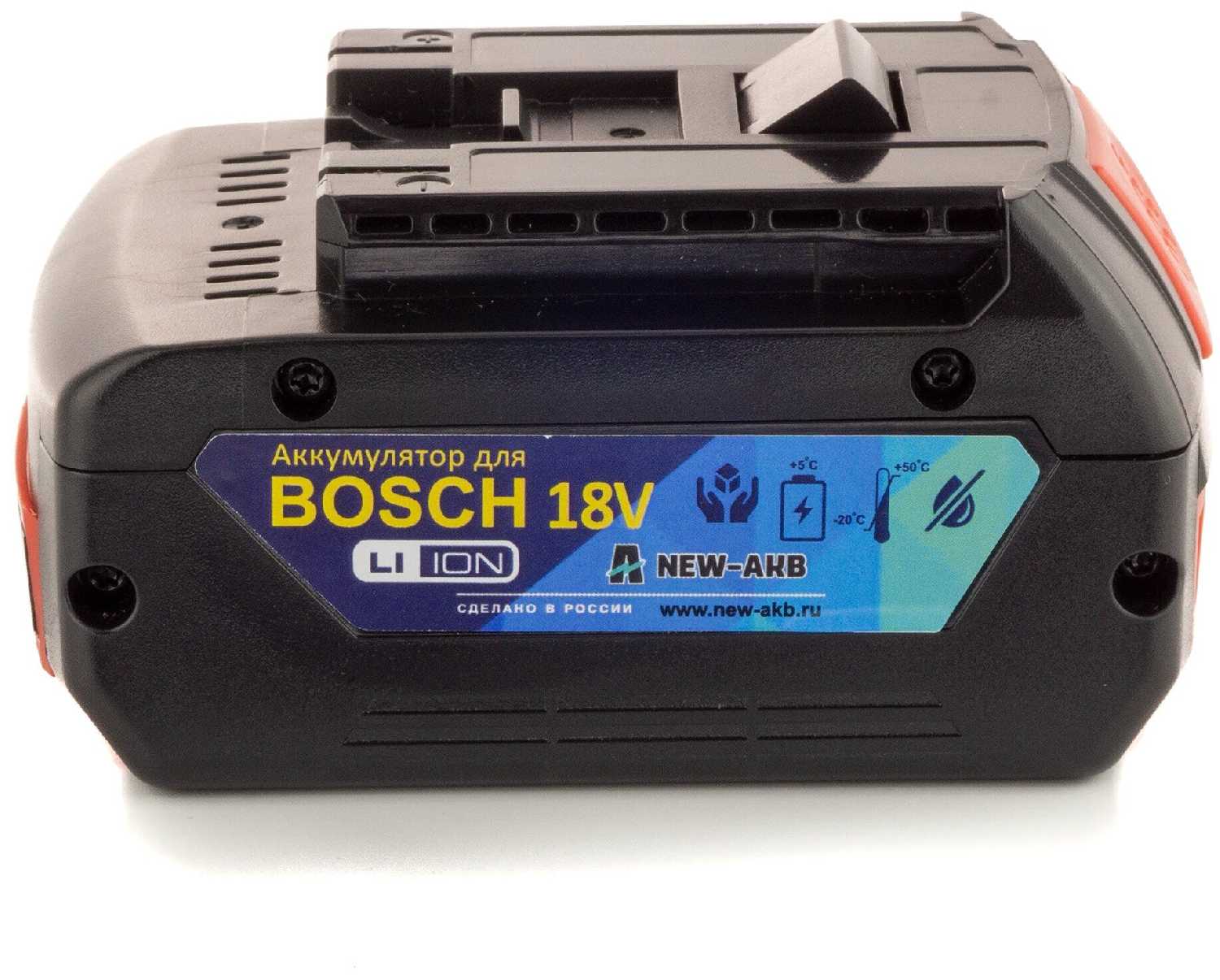 Аккумулятор для BOSCH 18V Li-Ion 5.0 Ah фотография 4