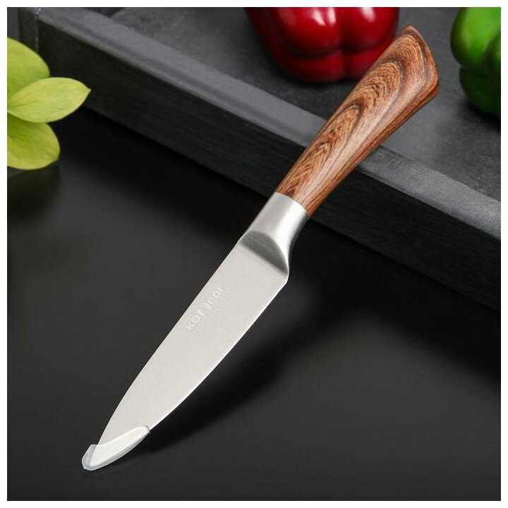 Нож кухонный Forest овощной, лезвие 9,5 см фотография 3