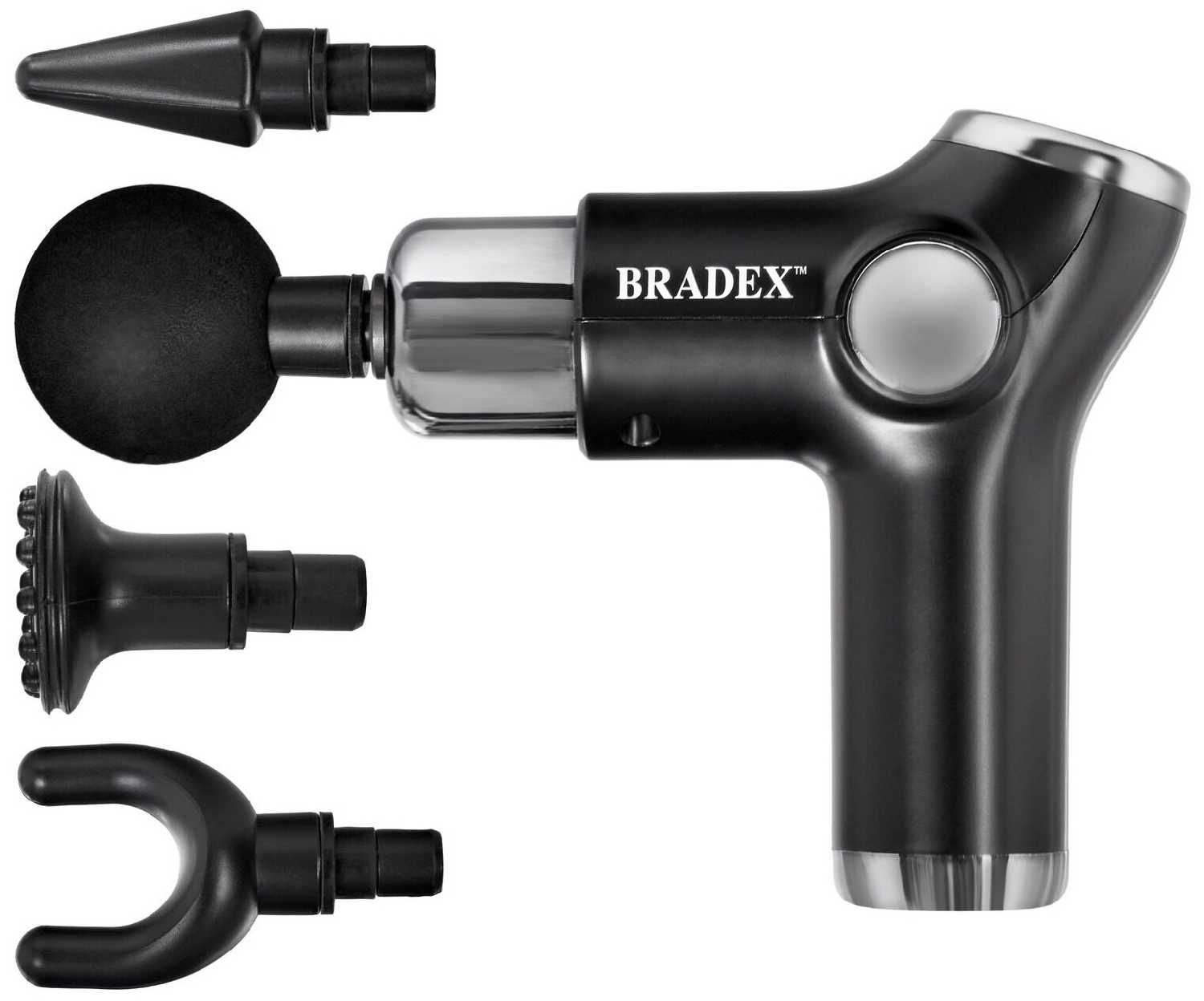 Перкуссионный массажер BRADEX Массажный пистолет (KZ 0292)