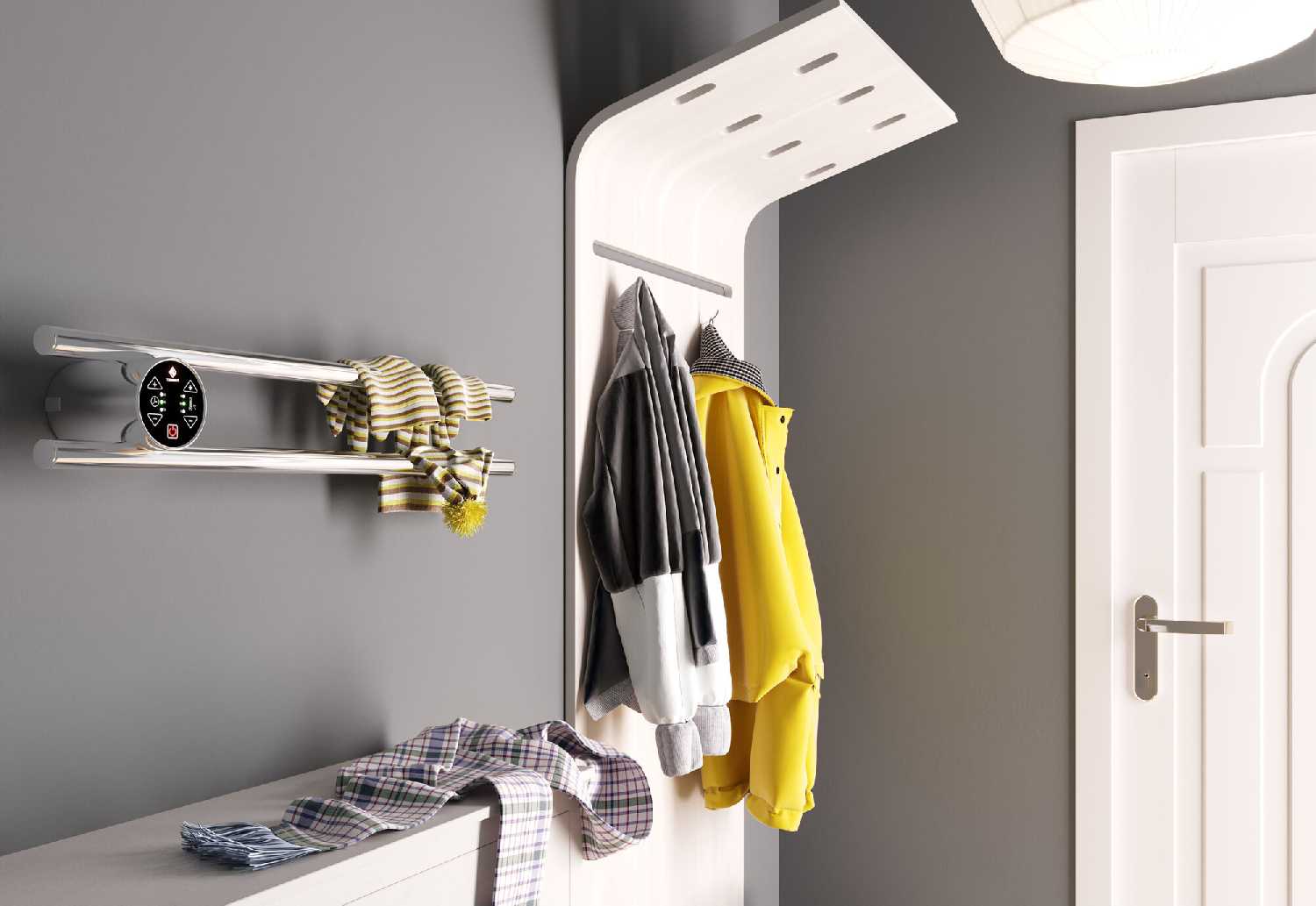 Полотенцесушитель электрический Terminus SMART DRY S2 (500х90мм) фотография 14