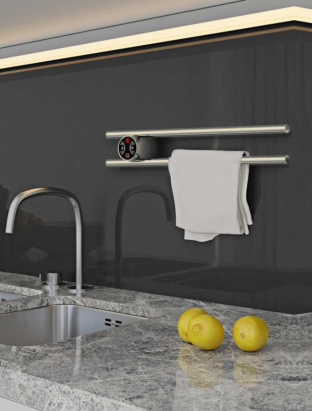 Полотенцесушитель электрический Terminus SMART DRY S2 (500х90мм) фотография 15