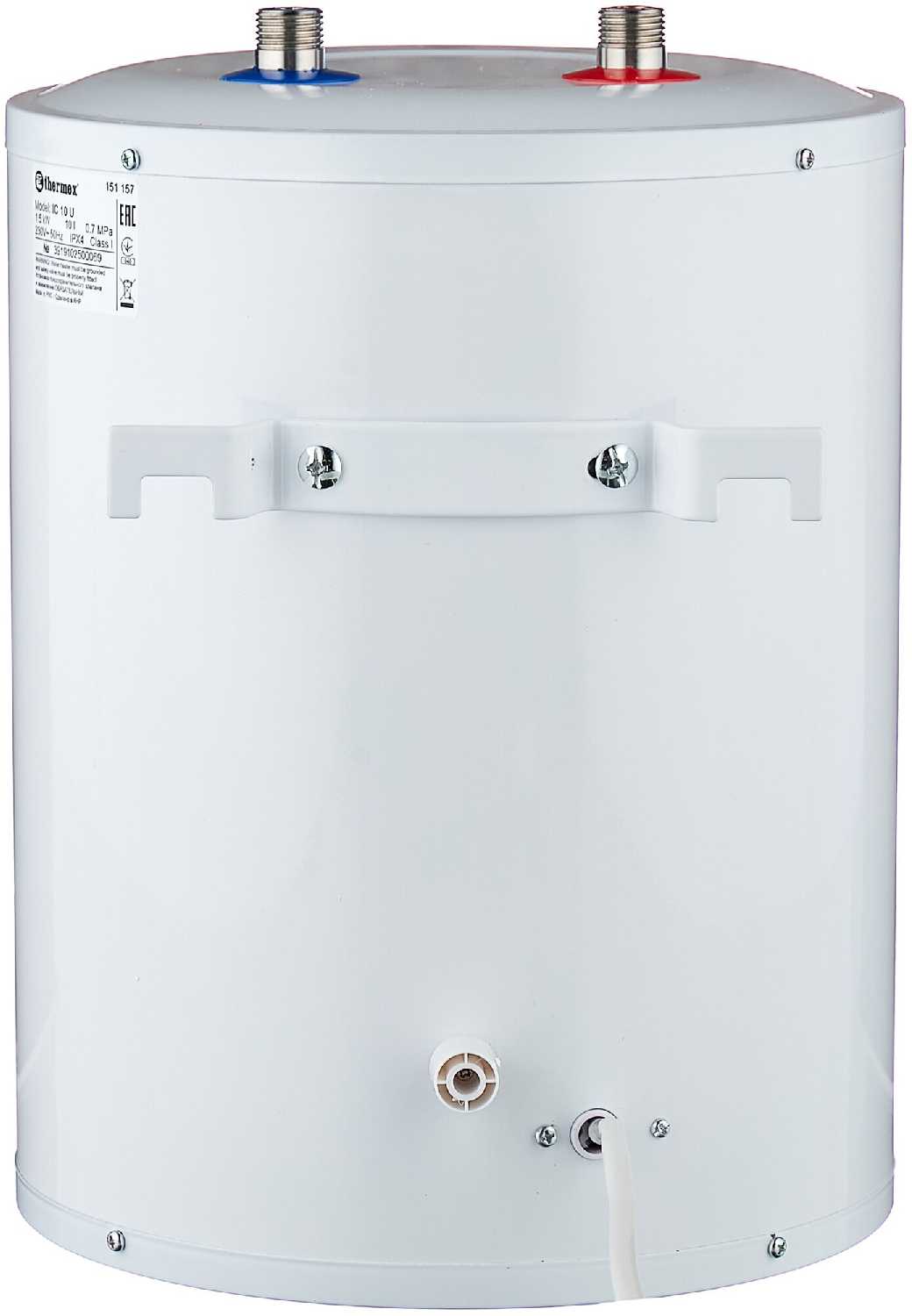 Накопительный водонагреватель электрический Thermex IC 10 U Inox Cask фотография 3
