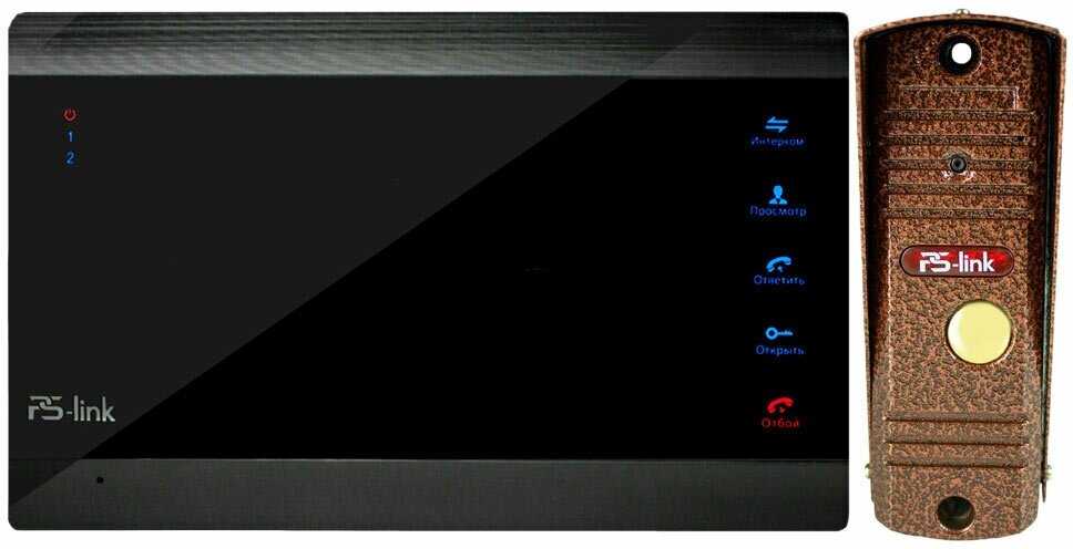Комплект видеодомофона PS-link KIT-706DP-201CR фотография 10
