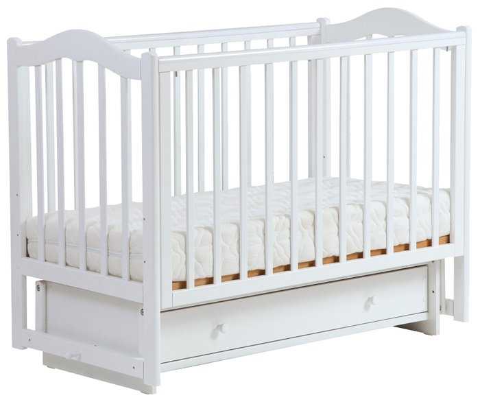 Кроватка ЛЕЛЬ (Кубаньлесстрой) Кубаночка-1 БИ 37.2, классическая, поперечный маятник